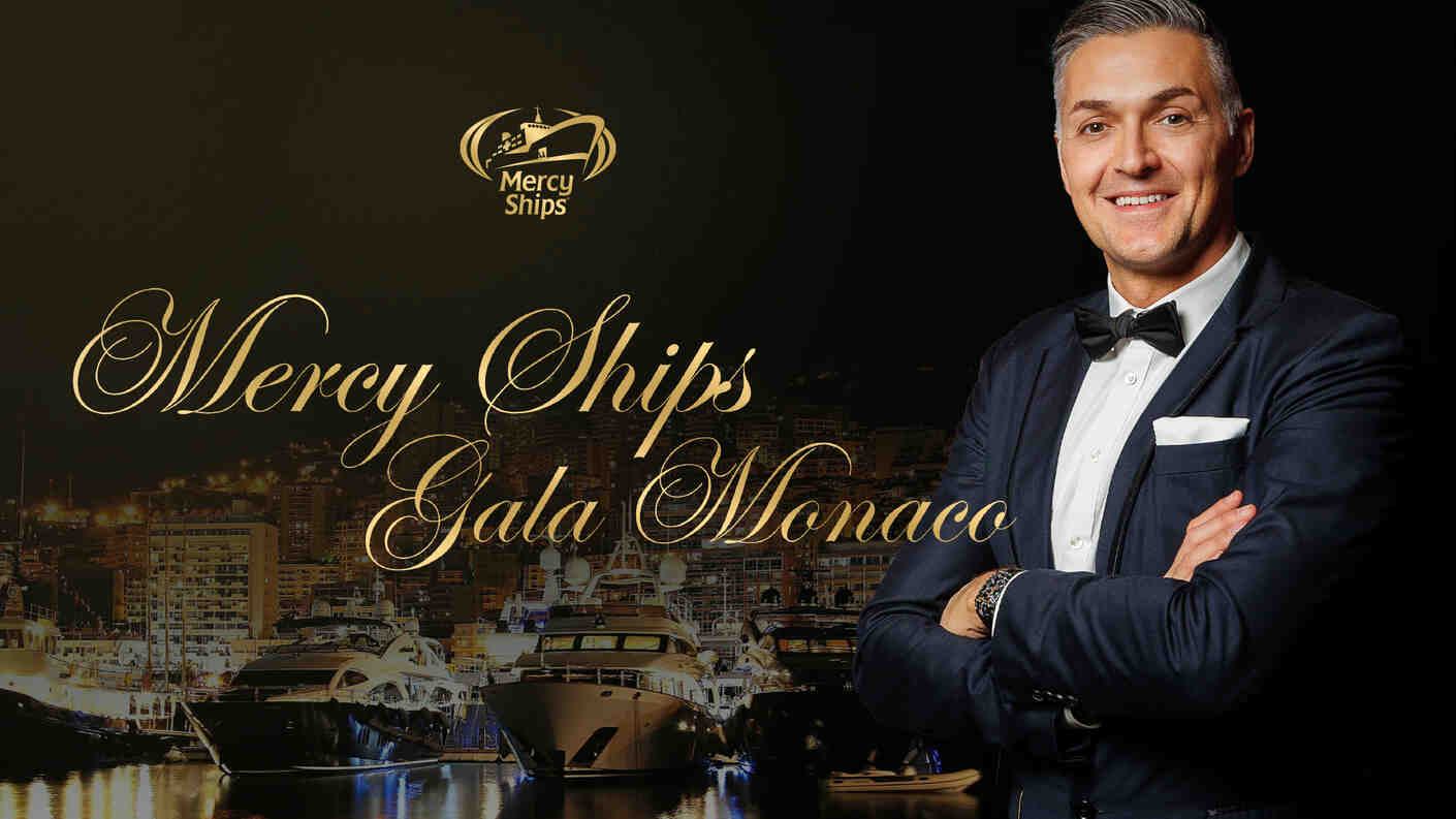 Moderation der Mercy Ships Gala in Monaco