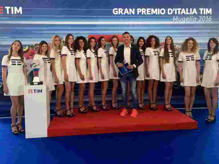 VIP-Area MotoGp Italy Gran Prix: Moderation für TIM (Telecom Italia)