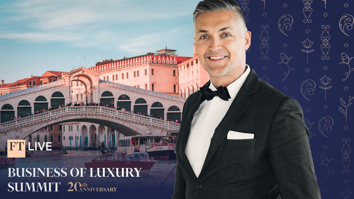 Hosting a Financial times Gala in Venice