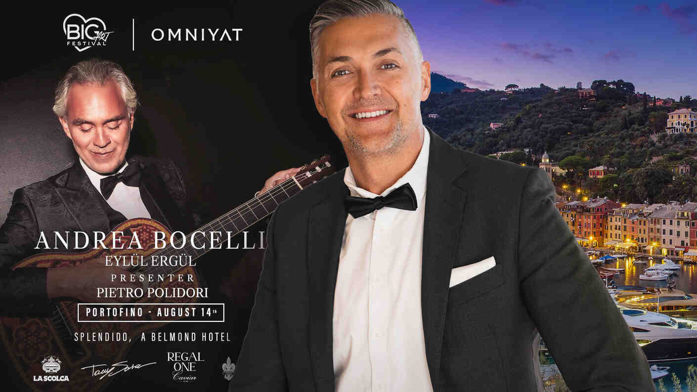 Una serata con Andrea Bocelli a Portofino